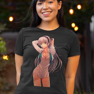 Unisex Jersey Kurzarm-T-Shirt - Anime Girl
