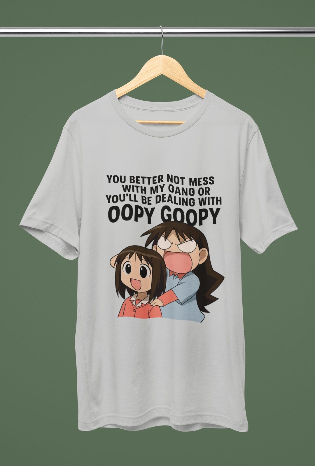 Funny Azumanga Daioh Anime T-shirt: Oopy Goopy Meme, Harajuku Style ...