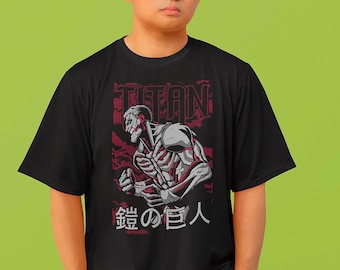 Attack on Titan Anime T-Shirt | AOT Wings of Freedom, Survey Corps | Eren, Levi, Mikasa Graphic Tee | Unisex Gift for Otaku & Manga Fans