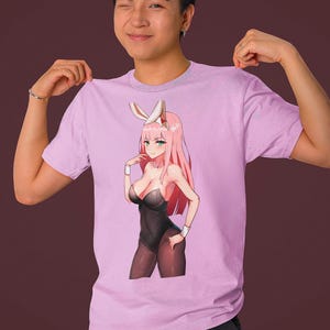 Unisex Jersey Kurzarm-T-Shirt - Anime Girl