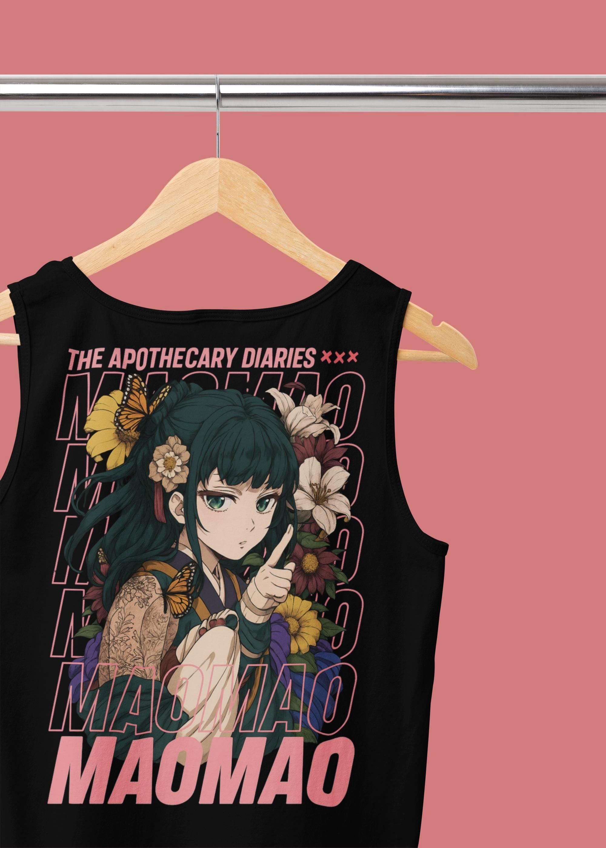 Maomao Tank Top Anime inspiriertes Apotheker Tagebuch Tank Top, süßes Manga Shirt, Geschenk für Anime Fans, japanisches ästhetisches Kleid