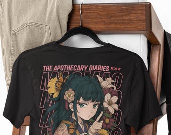 Maomao TShirt, Anime inspiriert Apotheker Tagebücher T-Shirt, süßes Manga Shirt, Geschenk für Anime Fans, japanisches ästhetisches Kleid