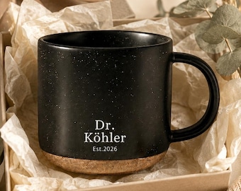 Custom Doctor Mug, Engraved Future Doctor Gift, PhD Doctorate Graduation Mug, Personalized Doctor Gift, Medical Student Gift,Med School Grad