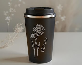 Personalized Travel Mug | Engraved Stainless Steel Coffee Tumbler