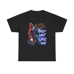 They Not Like Us T-Shirt - Kendrick Lamar Super Bowl LIX Tee, Hip-Hop Streetwear, Rap Culture Merch, Trendy Oversized Graphic Shirt
