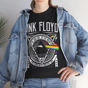 Pink Floyd The Dark Side of the Moon Tour 1972-1973 Vintage T-Shirt, Classic Rock Band Tee, Retro Concert Shirt, Music Gift for Fans