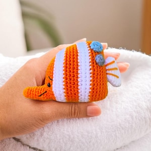 Fish No Sew Crochet Pattern, DIY Fish Plush, Crochet Animal Gift, Crochet Pattern, Ocean Animal Crochet Pattern