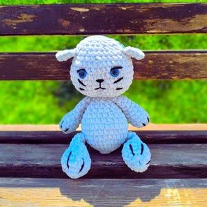 Crochet Cat Pattern, Amigurumi Crochet Kitten Pattern, Crochet Animals Pattern, Knitted Cat, Easy Crochet Animal Pattern