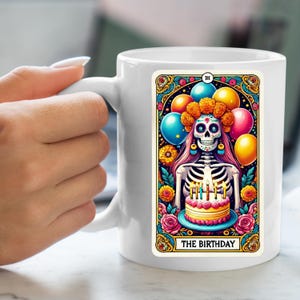 The birthday Tarot Card, PNG Witch Tarot T-shirt Mug PNG Digital Download  Birthday queen png sublimation design download party png,
