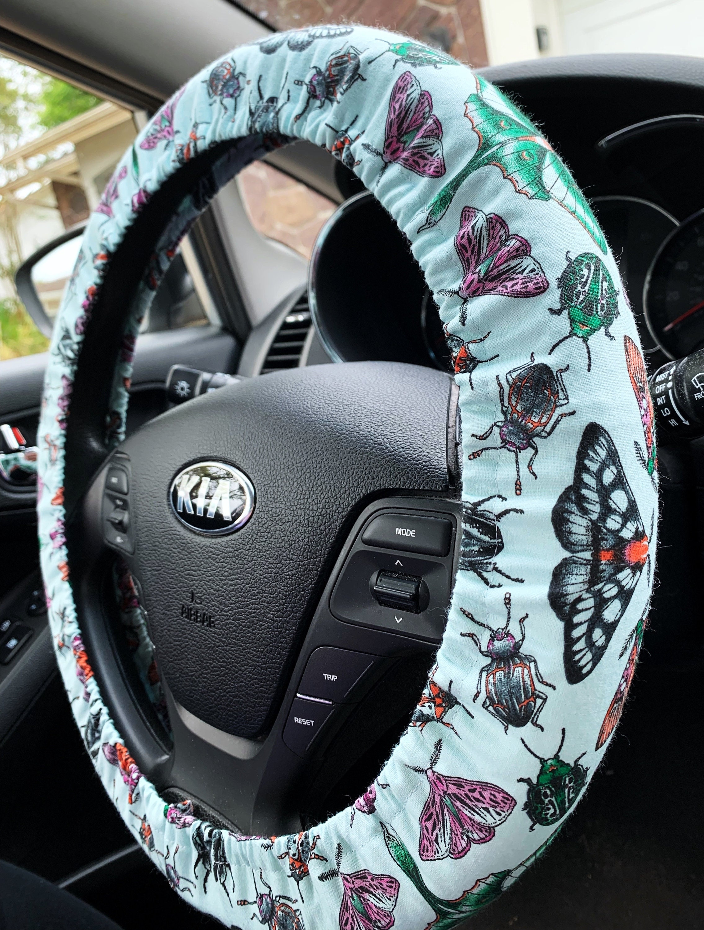 Sanrios Cinnamoroll Mymelody kawaii Cartoon 37-38cm Anime Plush Car  Steering Wheel Cover non-slip Steering Wheel Protector