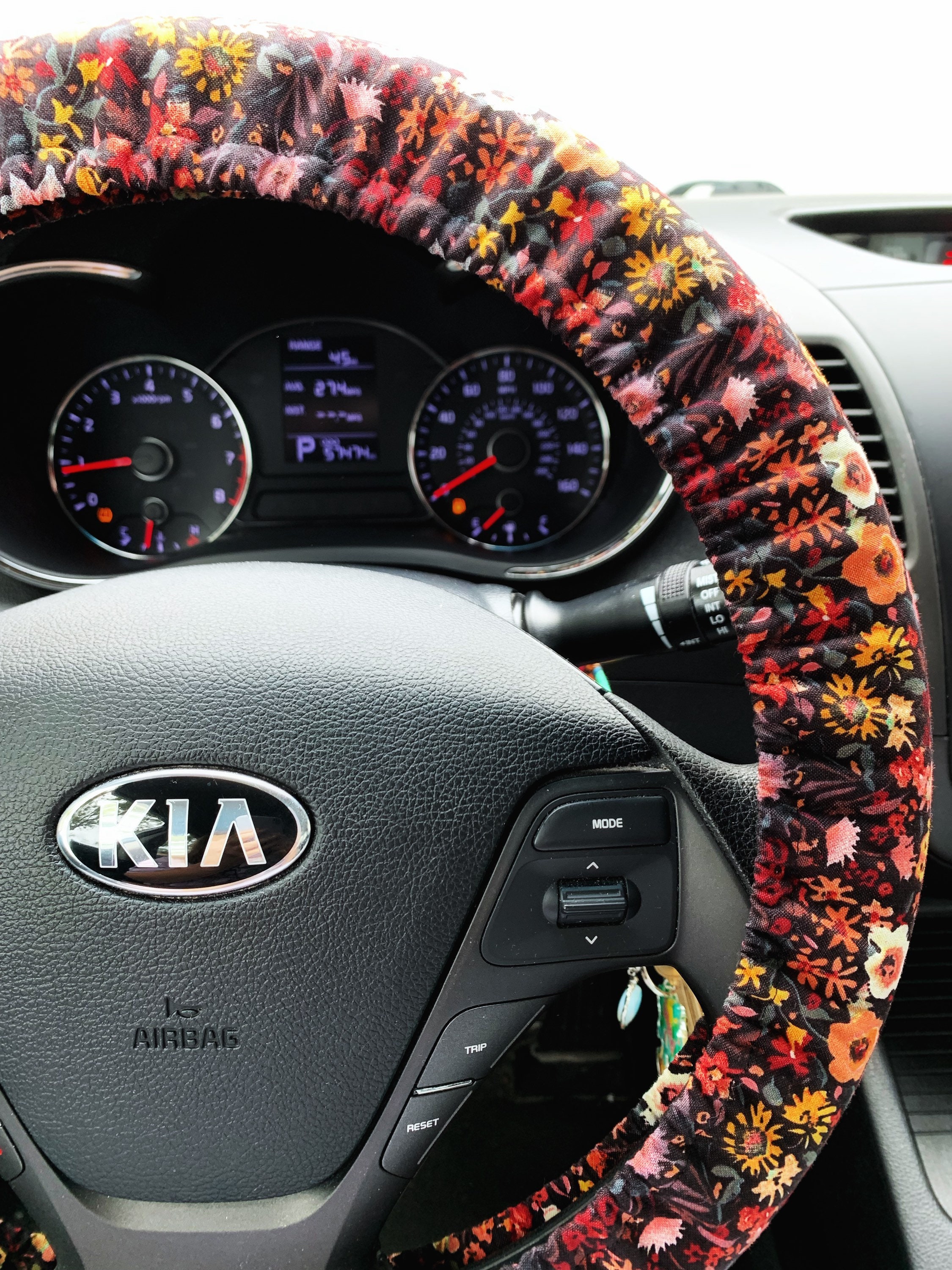 Discover Wildflower Steering Wheel Cover