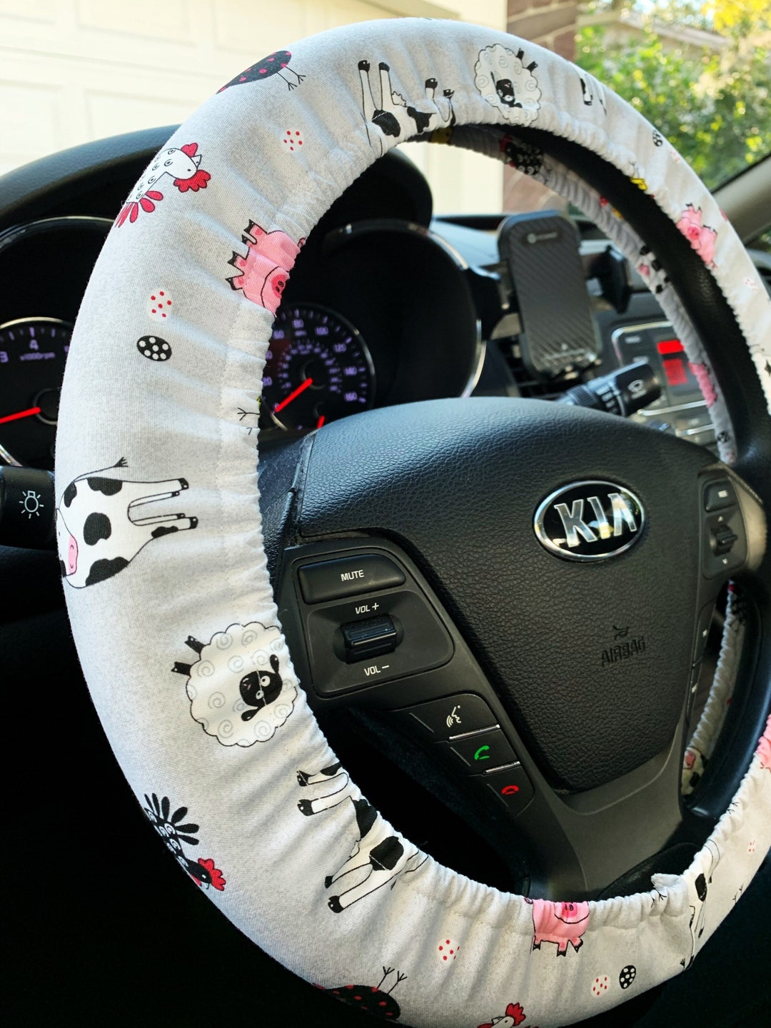Steering Wheel Cover Farm Animals Cows Chickens Sheep Pigs Etsy