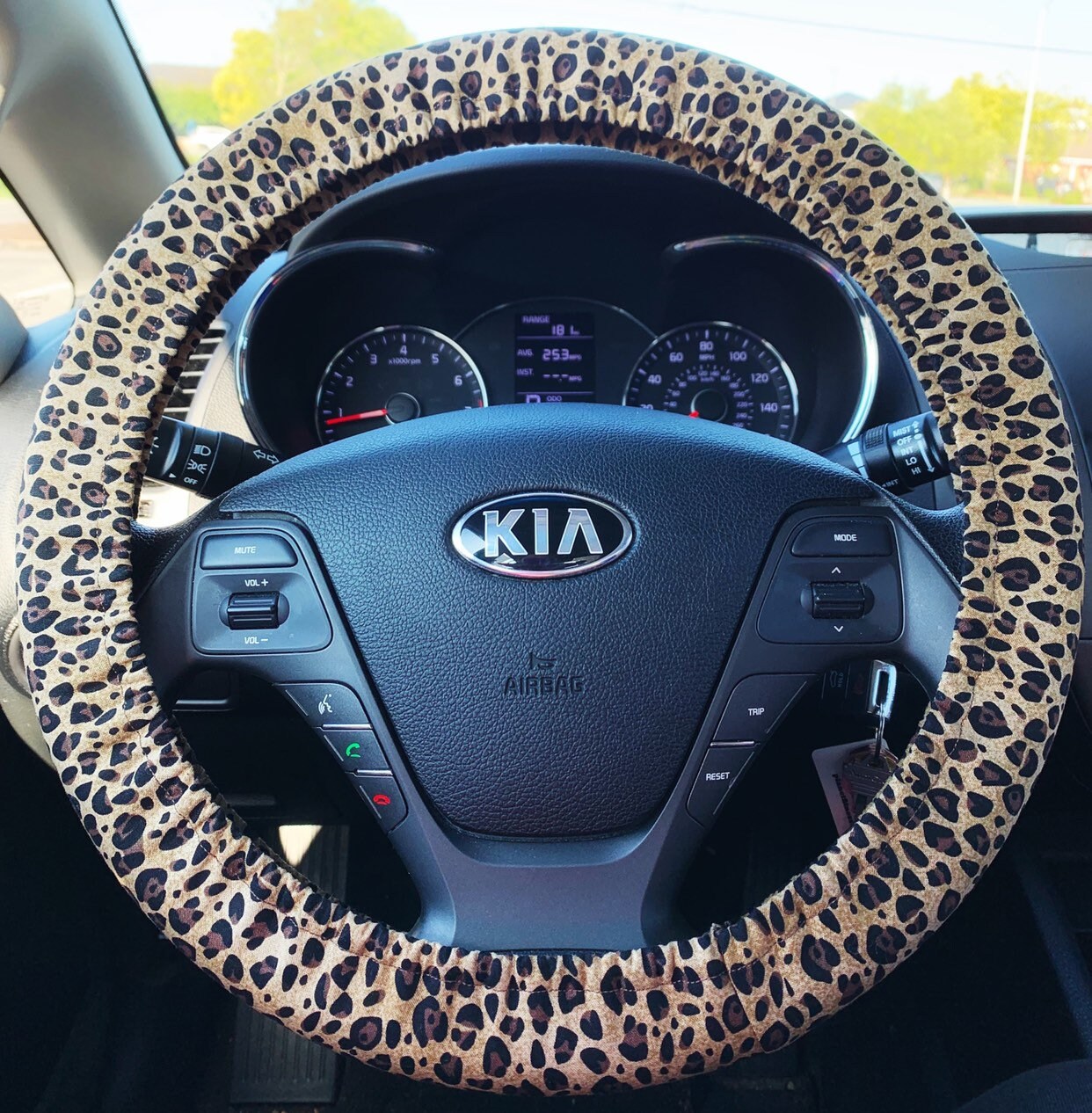 Animal print steering wheel cover deals