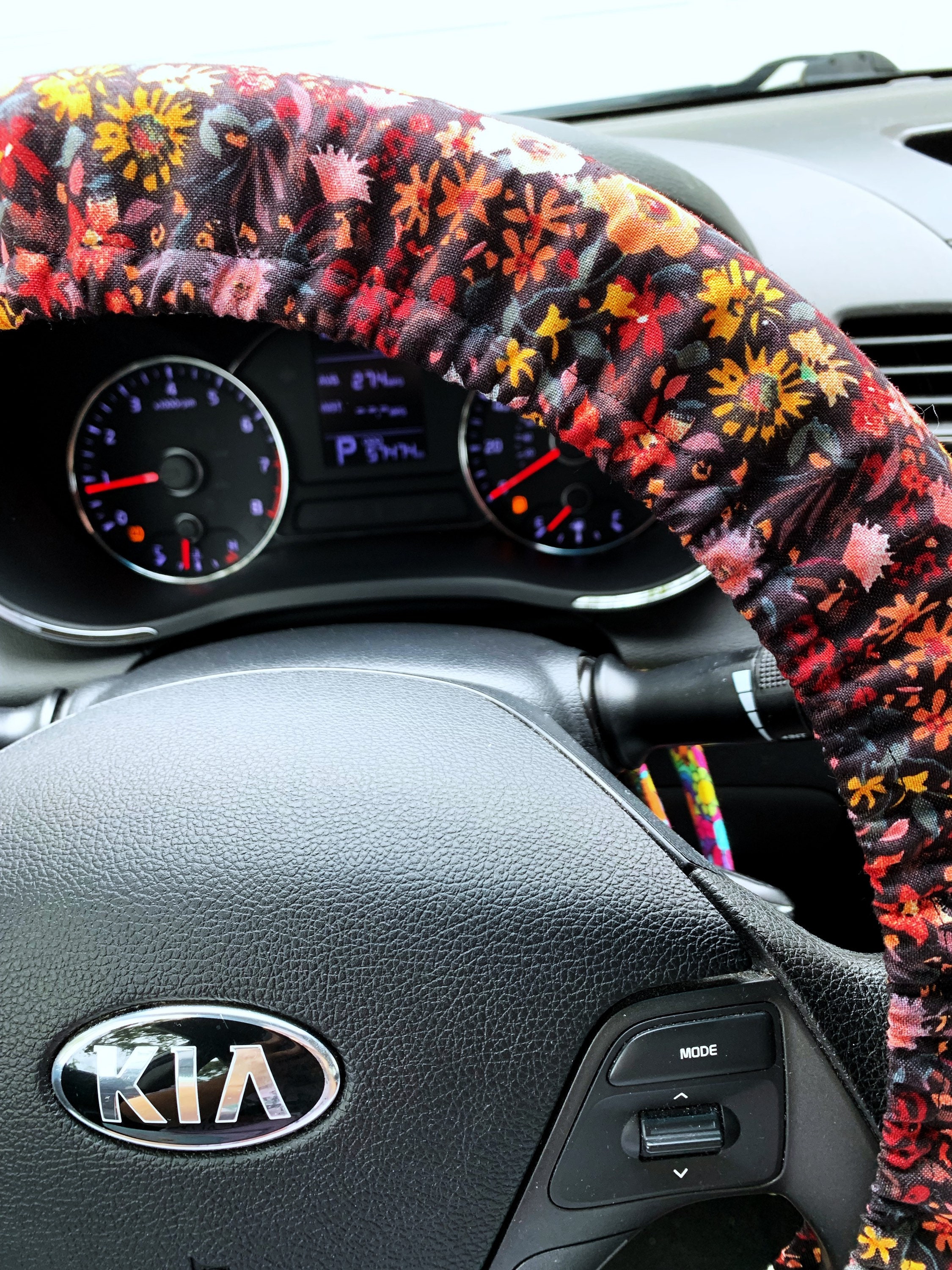 Wildflower Steering Wheel Cover