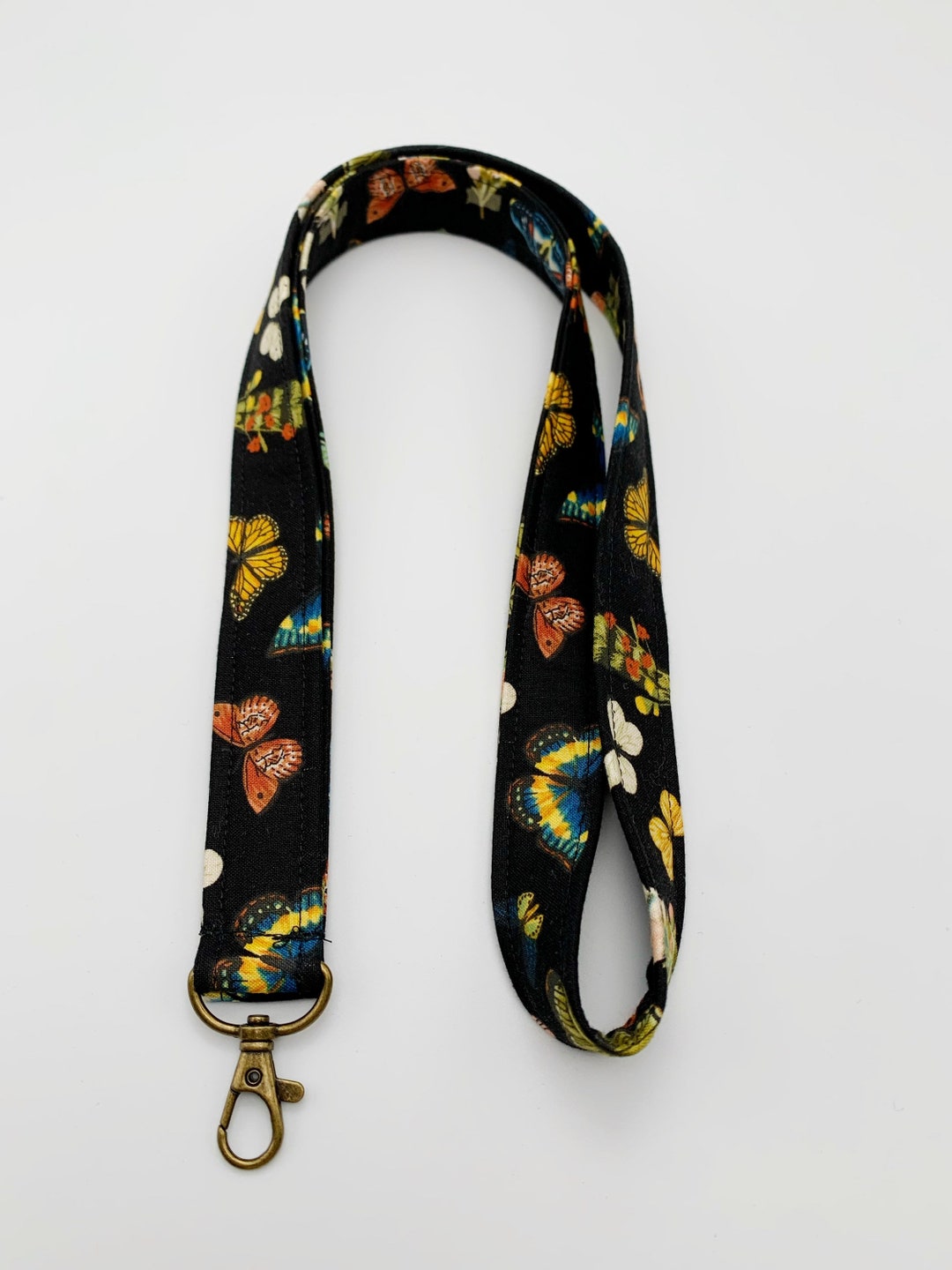 Butterfly Moth Lanyard Badge Holder | 100% Cotton & Washable | Bugs ...