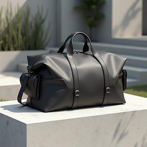 Bolsa de viaje minimalista artesanal para fin de semana / Bolsa de viaje de cuero de lujo para llevar / Bolsa de viaje unisex aprobada por aerolíneas / Equipaje duradero personalizado
