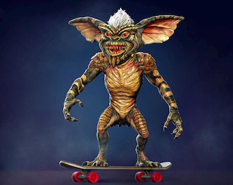 Gremlin Streifen Figur STL Datei, 3D Druck Miniatur (Digitaler Download)
