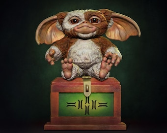 Gremlin Gizmo Figurine STL File, 3D Printing Fan Art (Digital Download)