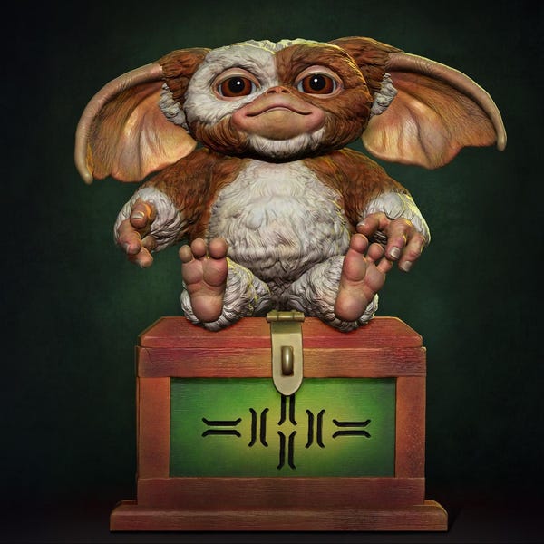 Gremlin Gizmo Figurine STL File, 3D Printing Fan Art (Digital Download)