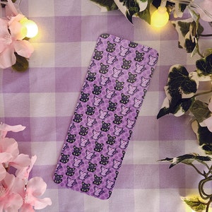 Pocket Monster Inspired Espeon / Umbreon / Retro Pixel Style Laminated Bookmark