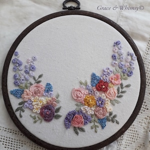 Embroidery - decorative hanging hand embroidered wall art