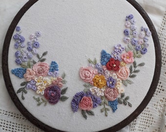 Embroidery - decorative hanging hand embroidered wall art