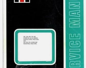 Koffer IH 385 bis 885 inkl XL 248 bis 278 Diesel Traktoren Werkstatt-Handbuch