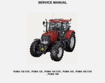 Case IH Puma 130 130CVX 145 145CVX 160 160CVX Dealers Workshop Manual