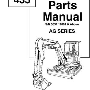 Bobcat-435-Mini-Excavator-Parts-Manual