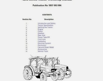 Massey Ferguson Serie 4200 Alle Modelle Händler Werkstatt-Handbuch