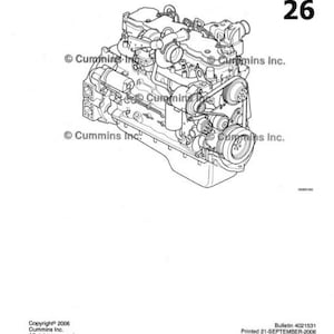 Cummins QSB4.5 , QSB6.7 Engines Operation and Maintenance Manual