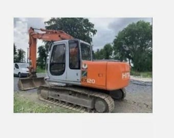 Servicereparatiehandleiding voor Hitachi EX120-5 graafmachine.