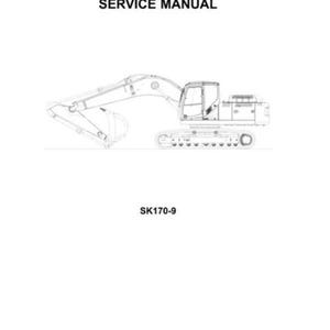 KOBELCO SK170-9 EXCAVATOR service repair workshop manual