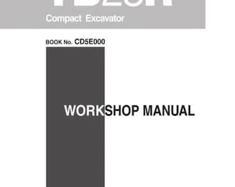 Takeuchi TB23R Excavator Workshop and Parts Manuals Set of 3 Manuals Large Manuals 915 pages