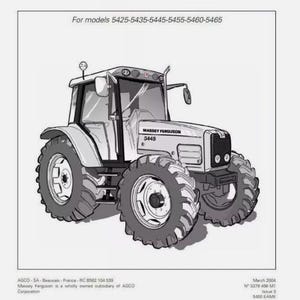 Massey Ferguson 5400 series Operators Manual