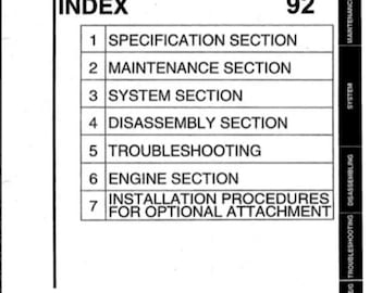 KOBELCO SK115-1ES SERIES EXCAVATOR service repair workshop manual