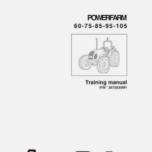 Landini Powerfarm 60 75 85 95 105 Workshop Manual
