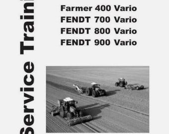 Fendt Farmer 400 700 800 900 Service Training Workshop Manual