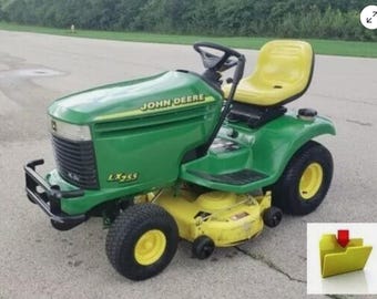 Manual de oficina do trator de gramado John Deere LX255 a 288
