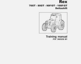 Landini Rex 70GT 80GT 90F/GT 100F/GT Deltashift Workshop Manual