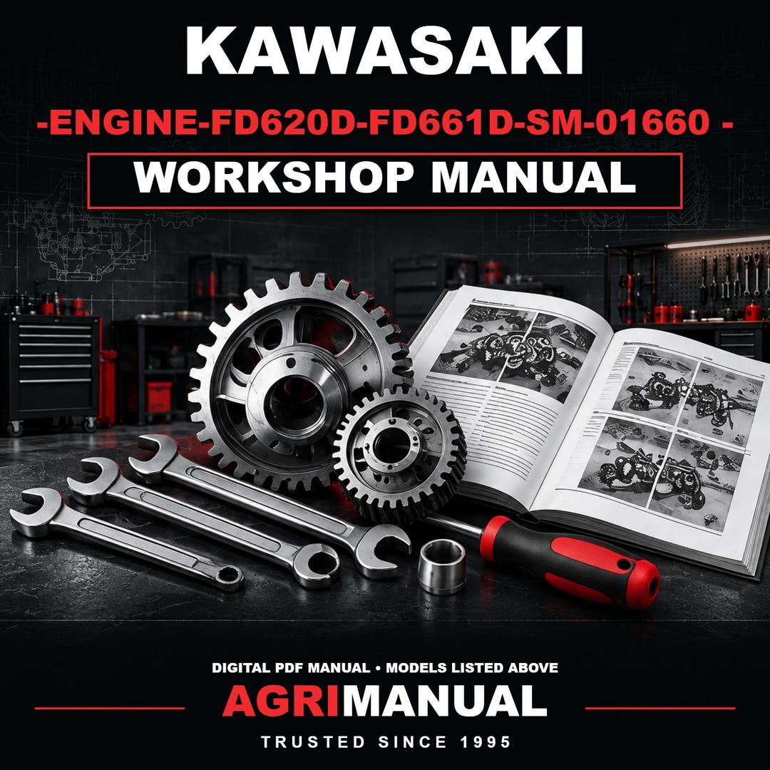 Kawasaki-engine-fd620d-fd661d-sm-01660 REPAIR-MANUAL - Etsy