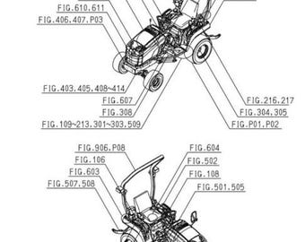 Iseki TXG237 parts manual