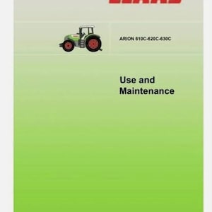 Claas Arion 610C 620C 630C Tractor opps Manual