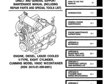 Technische handleiding Cummins V903C-dieselmotor