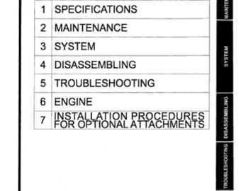 KOBELCO SK09SR MINI EXCAVATOR  service repair workshop manual