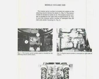 Massey Ferguson 1010 1020 TMM Werkstatt-Handbuch