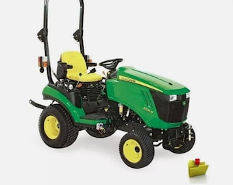 Manual del operador de los tractores utilitarios compactos John Deere 1023E y 1026R