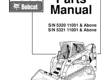 Bobcat T300 Parts Manual
