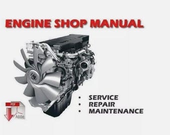 Service Reparatur Werkstatt-Handbuch für Isuzu 6HK1 Interim Tier 4 Kompatibel Motor.