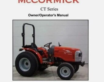 McCormick CT28 CT36 Operators Manual